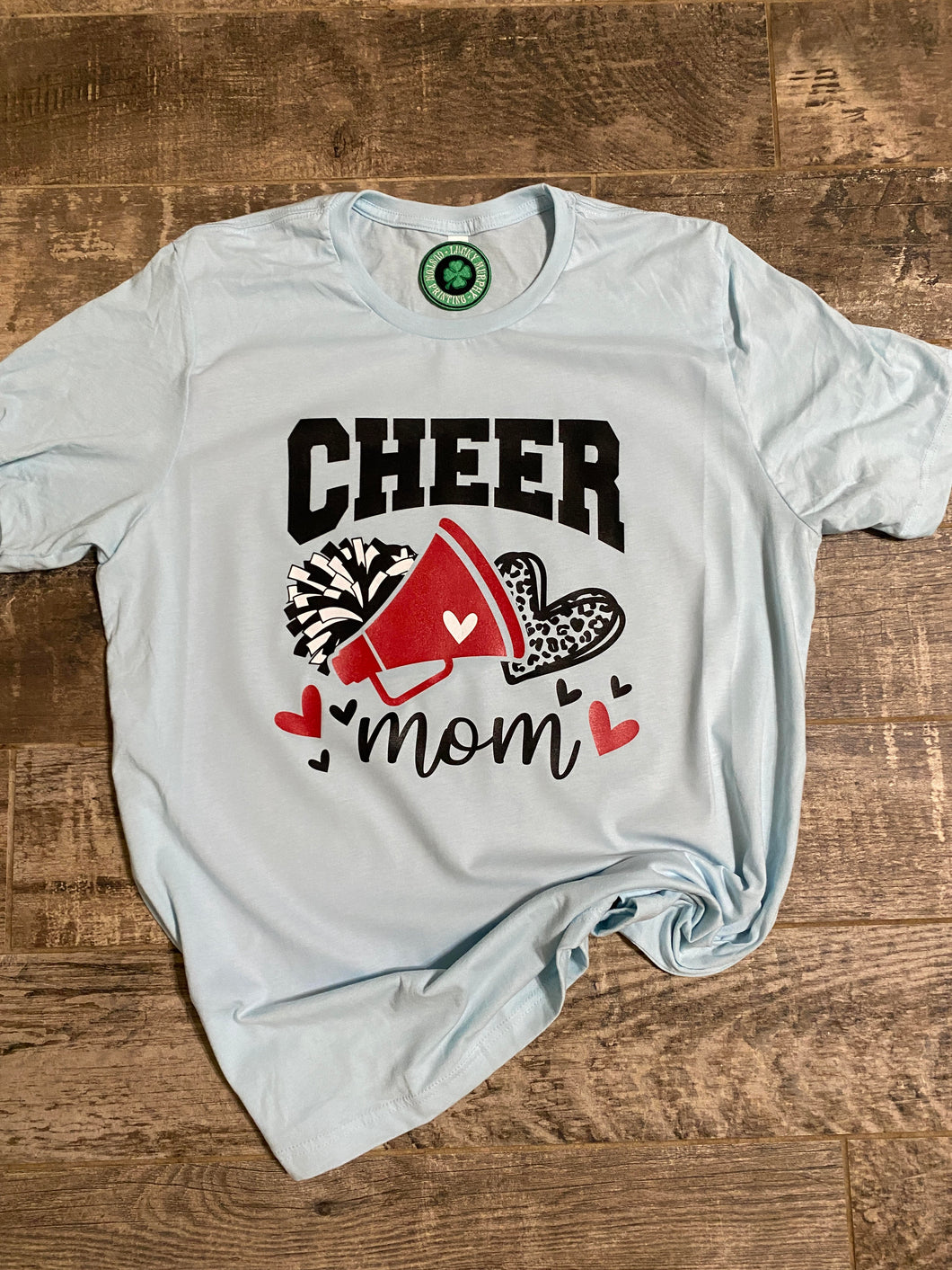 Cheer Mom with Megaphone