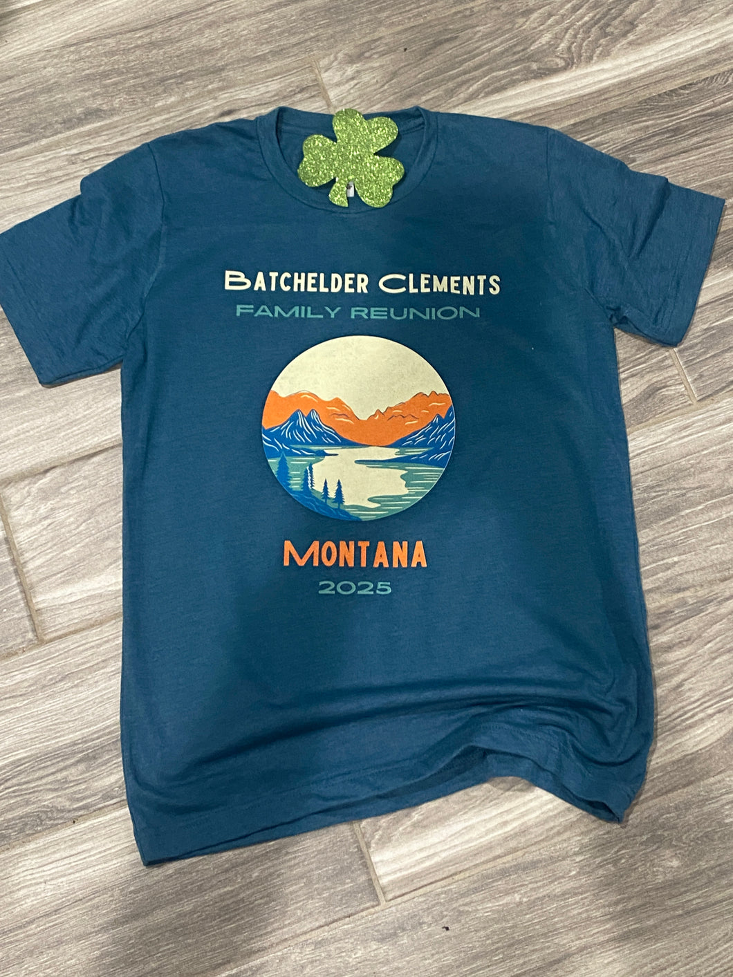 Batchelder Clements Deep Teal Blue LONG Sleeve Shirt