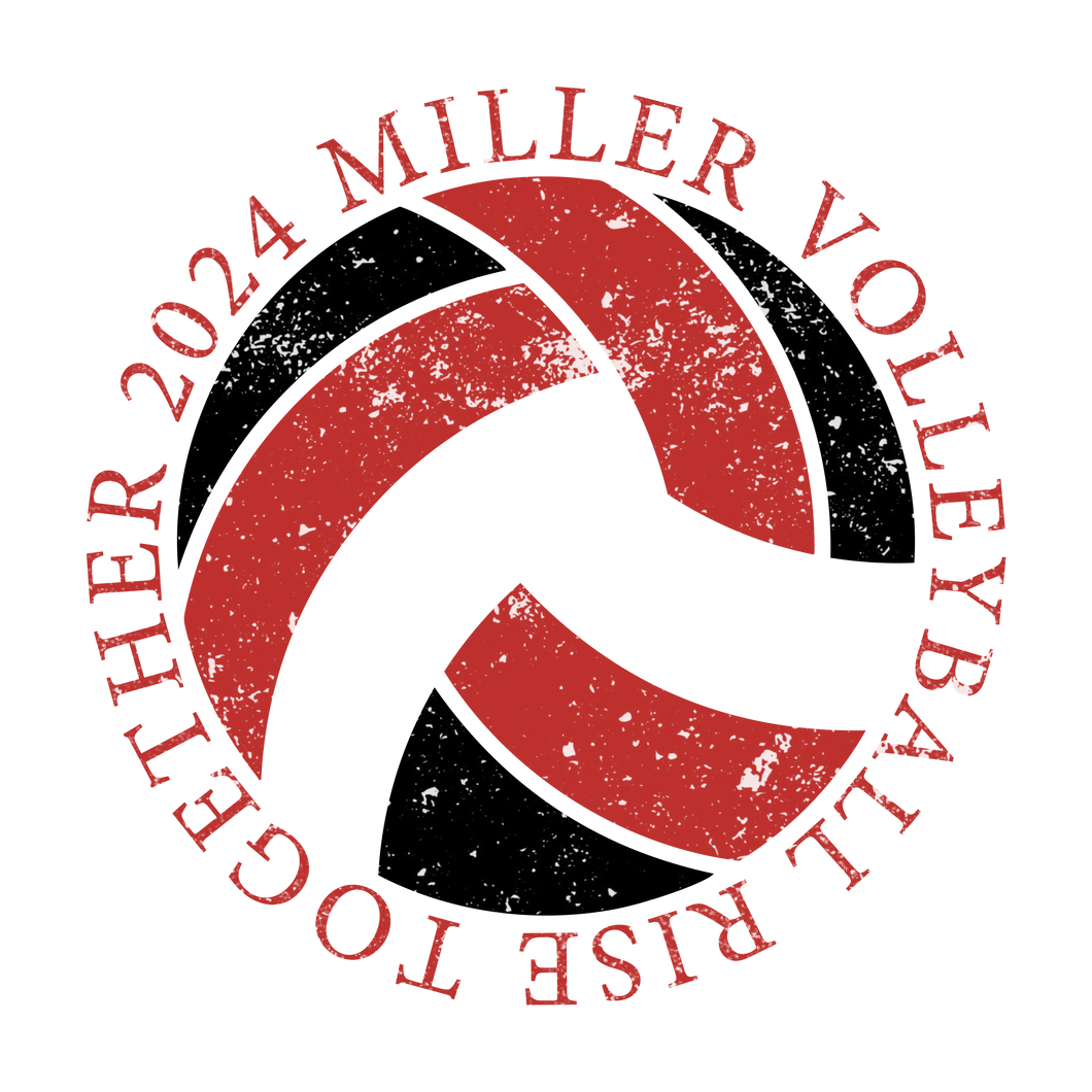 VOLLEYBALL RISE TOGETHER GRUNGE STYLE