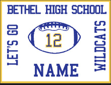 Load image into Gallery viewer, Bethel Yard Sign Football
