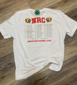 NRC JR HIGH FOOTBALL ROSTER SHIRT