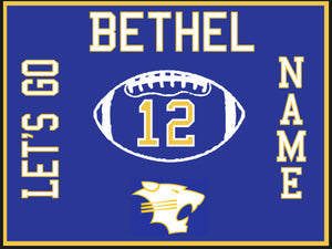 Bethel Yard Sign Football