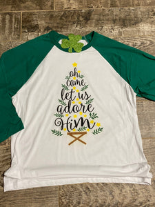 SHORT SLEEVE  Oh Come Let Us Adore HIM! SHORT SLEEVE