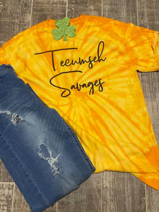 Tecumseh Savages Tie-Dye T-Shirt